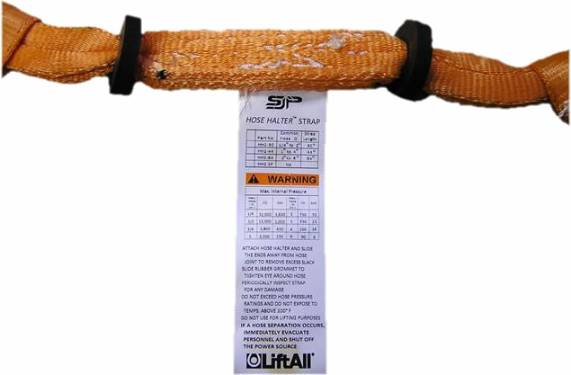 Qty 25 Nylon Whip Check For High Pressure Hose 24” long 