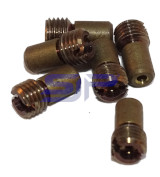 Plugs with screw-driver slotted head